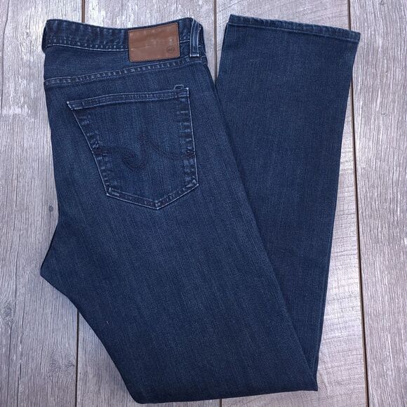 Adriano Goldschmied Mens The Matchbox Jeans Size 36x34 Slim Straight Blue Denim - Picture 1 of 8